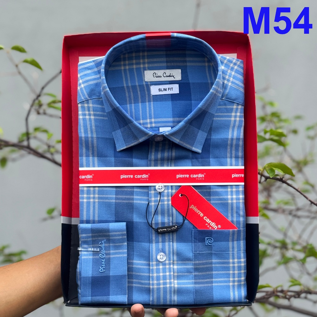 Áo Sơ Mi Nam, Sơ Mi Họa Kẻ Caro Dài Tay, Sơ Mi Nam Mẫu Thị Trường Hàn Quốc M54