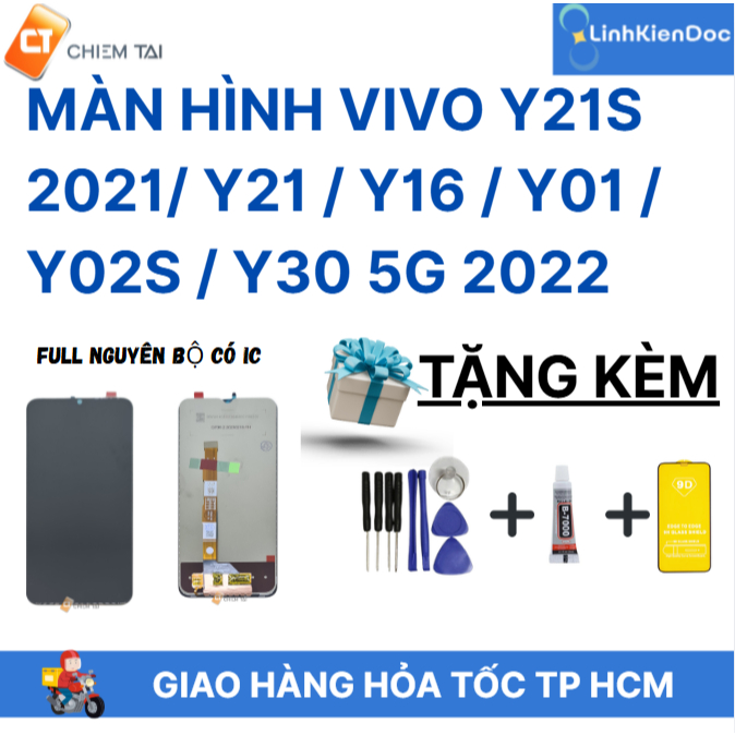Màn hình Vivo Y21S 2021/ Y21 / Y16 / Y01 / Y02s / Y30 5G 2022 nguyên bộ có IC zin công ty | BigBuy360 - bigbuy360.vn