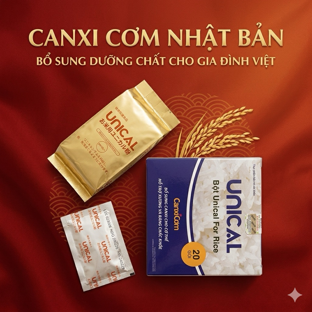Canxi Cơm Nhật Bản Unical