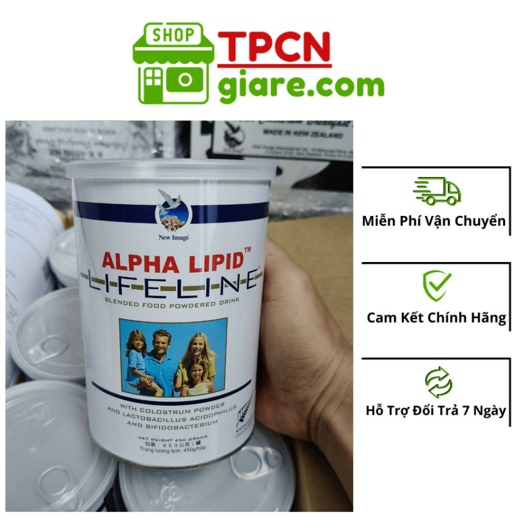 Sữa non Alpha Lipid Plus – Chính hãng + hoá đơn,tặng ly lắc | Secret date 06/2026
