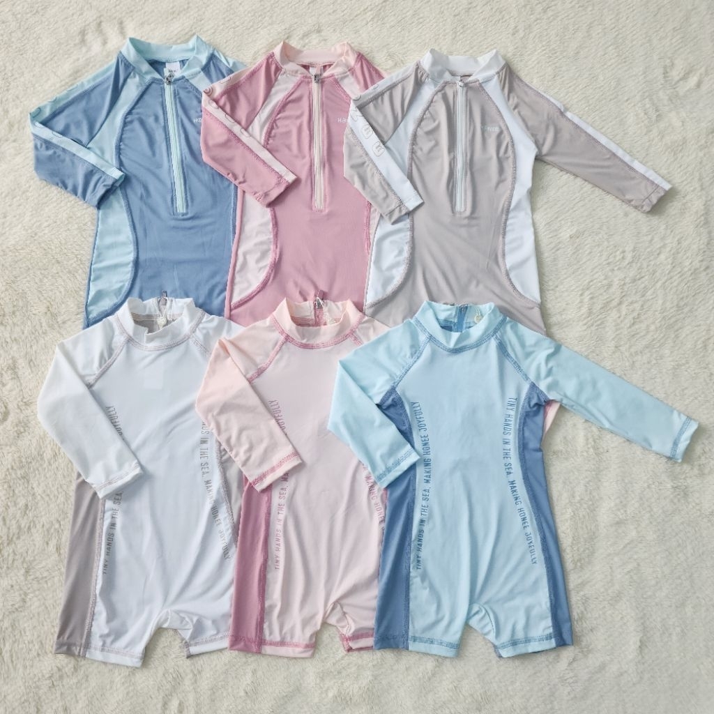 Hrnee/honee - Bộ quần áo bơi, body bơi chất polyester cho bé trai, bé gái từ 9 tháng đến 4 tuổi.hone