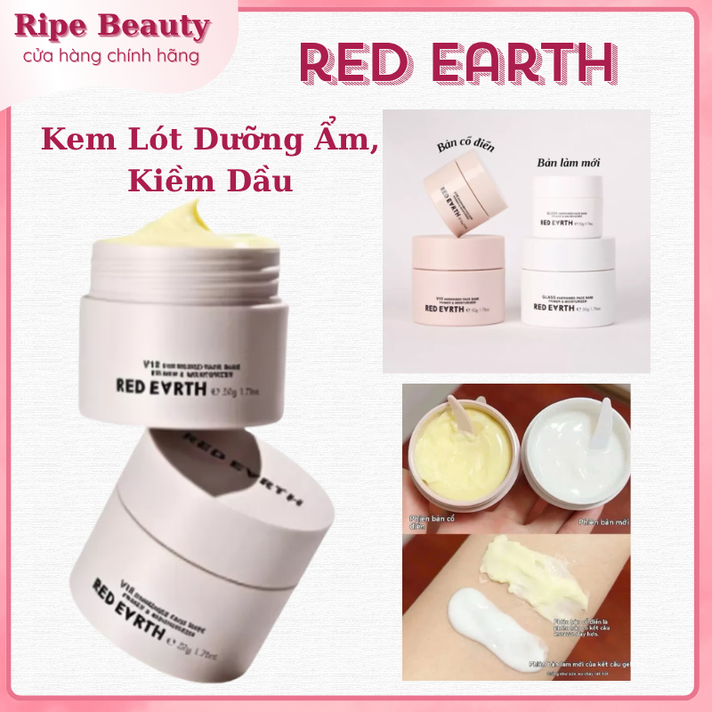 Kem Lót RED EARTH Dưỡng Ẩm Cao Cấp RED EARTH V10 Red Earth Chính Hãng Che Lỗ Chân Lông Và Dưỡng Ẩm