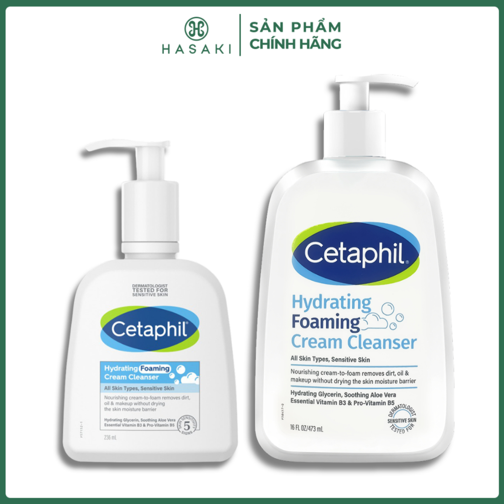 [DAILY] Sữa Rửa Mặt Cetaphil Tạo Bọt Dịu Lành Cho Da Nhạy Cảm Hasaki Sản Phẩm Chính Hãng