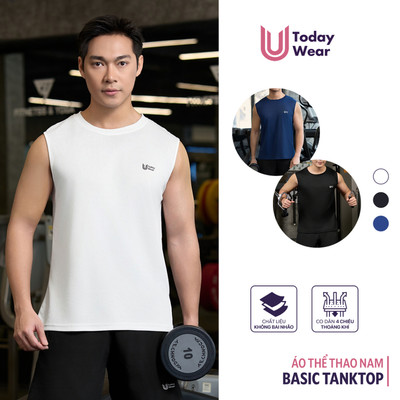 [New Arrival] Áo Tanktop Thể Thao Nam Basic Tanktop Today U Wear ba lỗ nam form rộng thoáng mát thấm hút mồ hôi tập gym