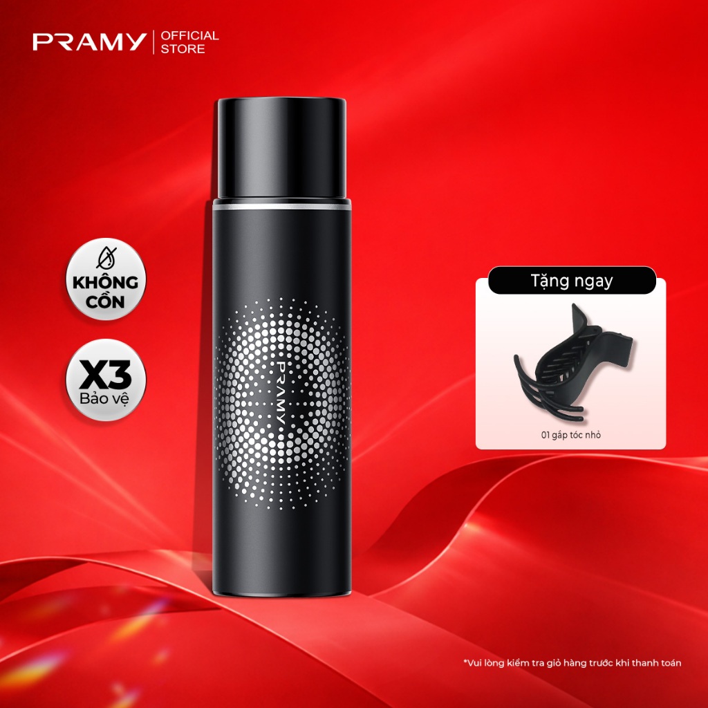 PRAMY Xịt Khóa Lớp Nền Cố Định Lớp Nền Lâu Trôi, Cấp Ấm, Kiềm Dầu Hiệu Quả Dành Cho Da Dầu 100ml