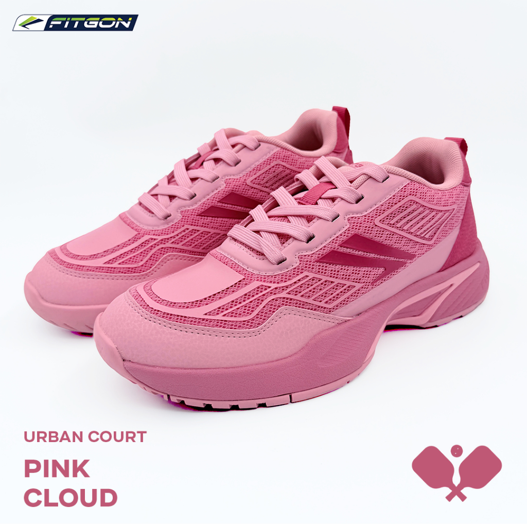Giày pickleball FITGON Urban Court PinkCloud- Giày pickleball nữ cao cấp chính hãng