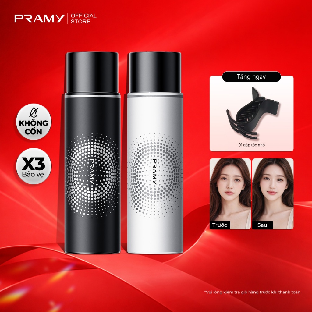 [KOL] PRAMY Xịt Khoá Trang Điểm Giữ Lớp Makeup Lâu Trôi Kiềm Dầu Dưỡng Ẩm Setting Spray 100ml
