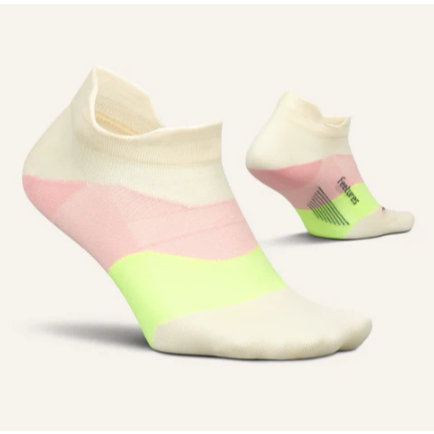 Tất chạy bộ Feetures Elite Ultra Light No Show Tab - Sandy Melon