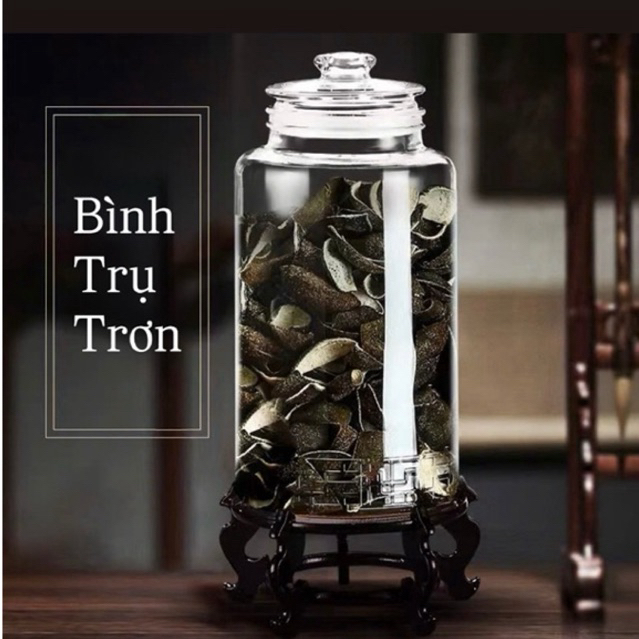 Bình Ngâm Rượu Thuỷ Tinh Rồng Phượng Và Trơn Cao Cấp các size 3L đến 25L