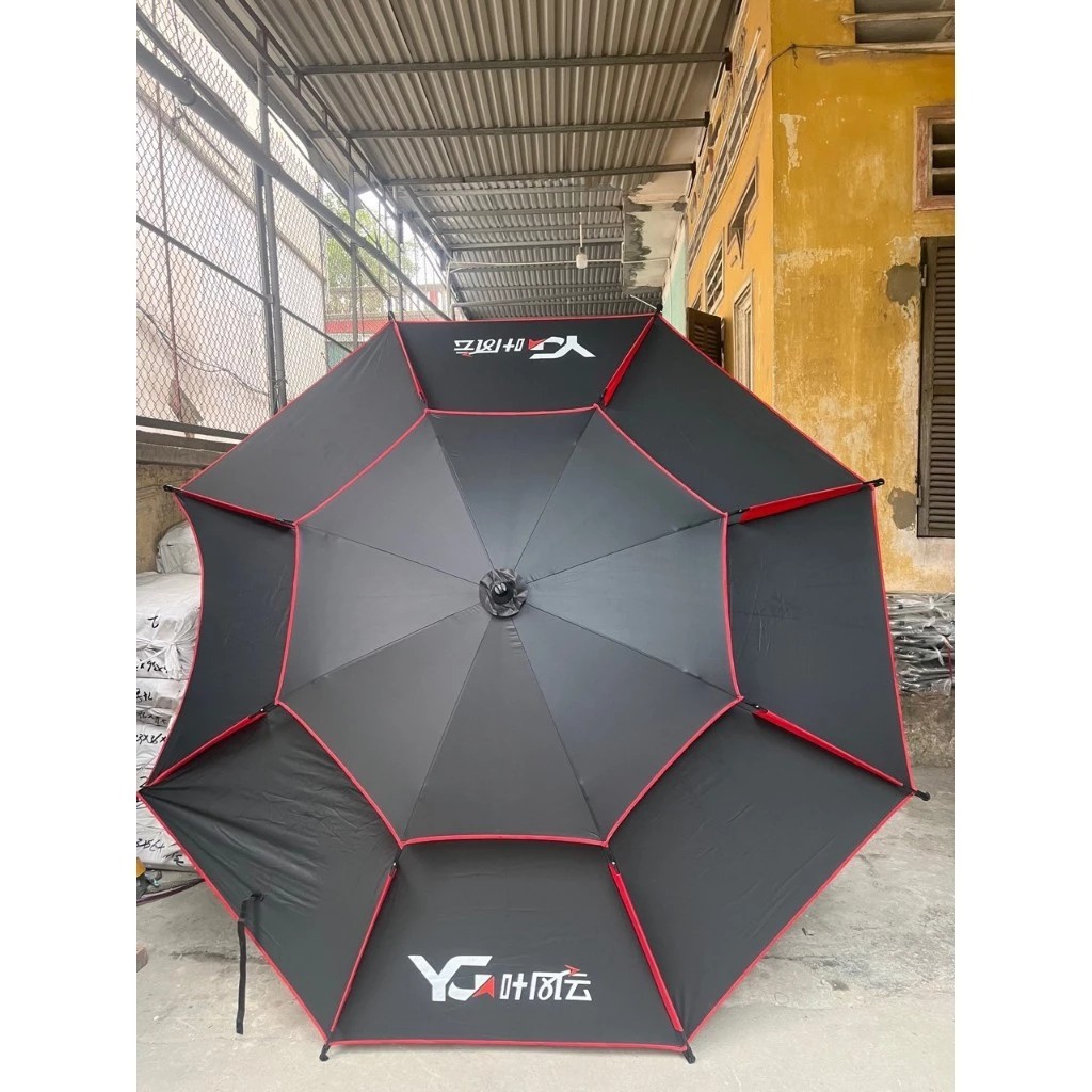 Ô dù câu cá ô che nắng mưa, Ô YG 2 tầng siêu bền đủ độ dài 2m2 - 2m4 Đi Câu Cá