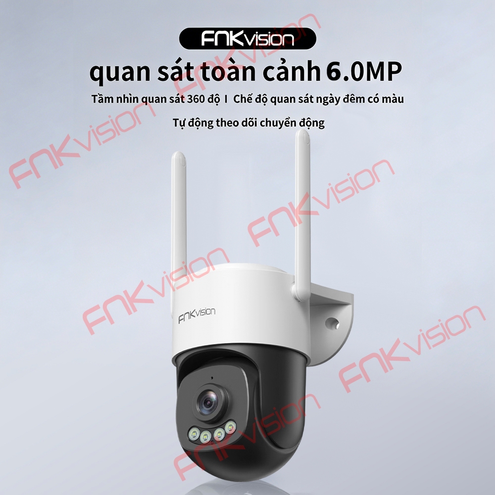 Camera PTZ mini outdoor Fnkvision 6.0MP Yoosee - đêm có màu - đàm thoại 2 chiều - BH 12 tháng | BigBuy360 - bigbuy360.vn