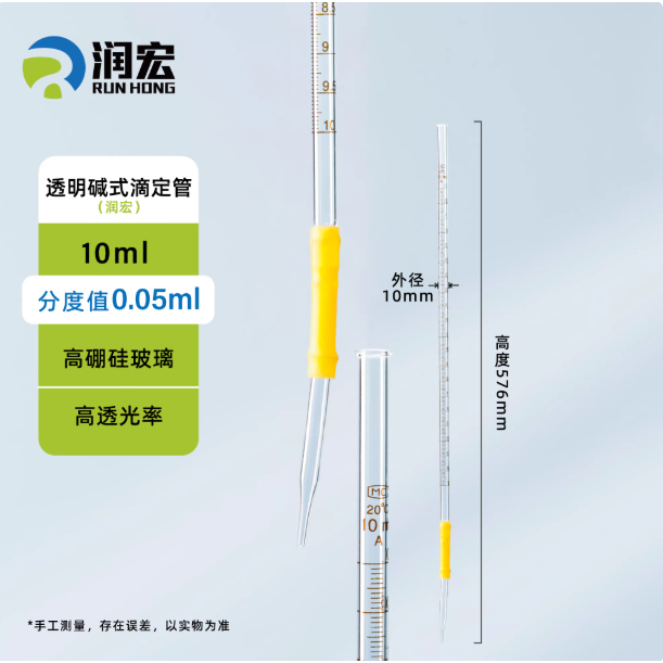 Buret Thủy Tinh 10–50ml | Buret Dây – Khóa Nhựa – Khóa Thủy Tinh | Ống Chuẩn Độ Phòng Thí Nghiệm