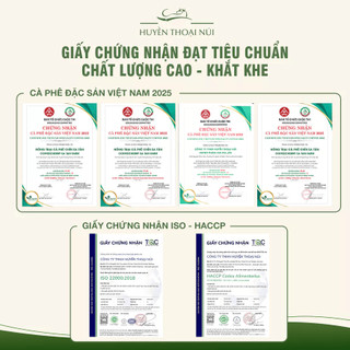 Cà Phê Chồn Cao Cấp Mountain Legend - 10% Real Civet Robusta & 90% Selected BeansFine Robusta - Hộp 200g - Tặng Phin
