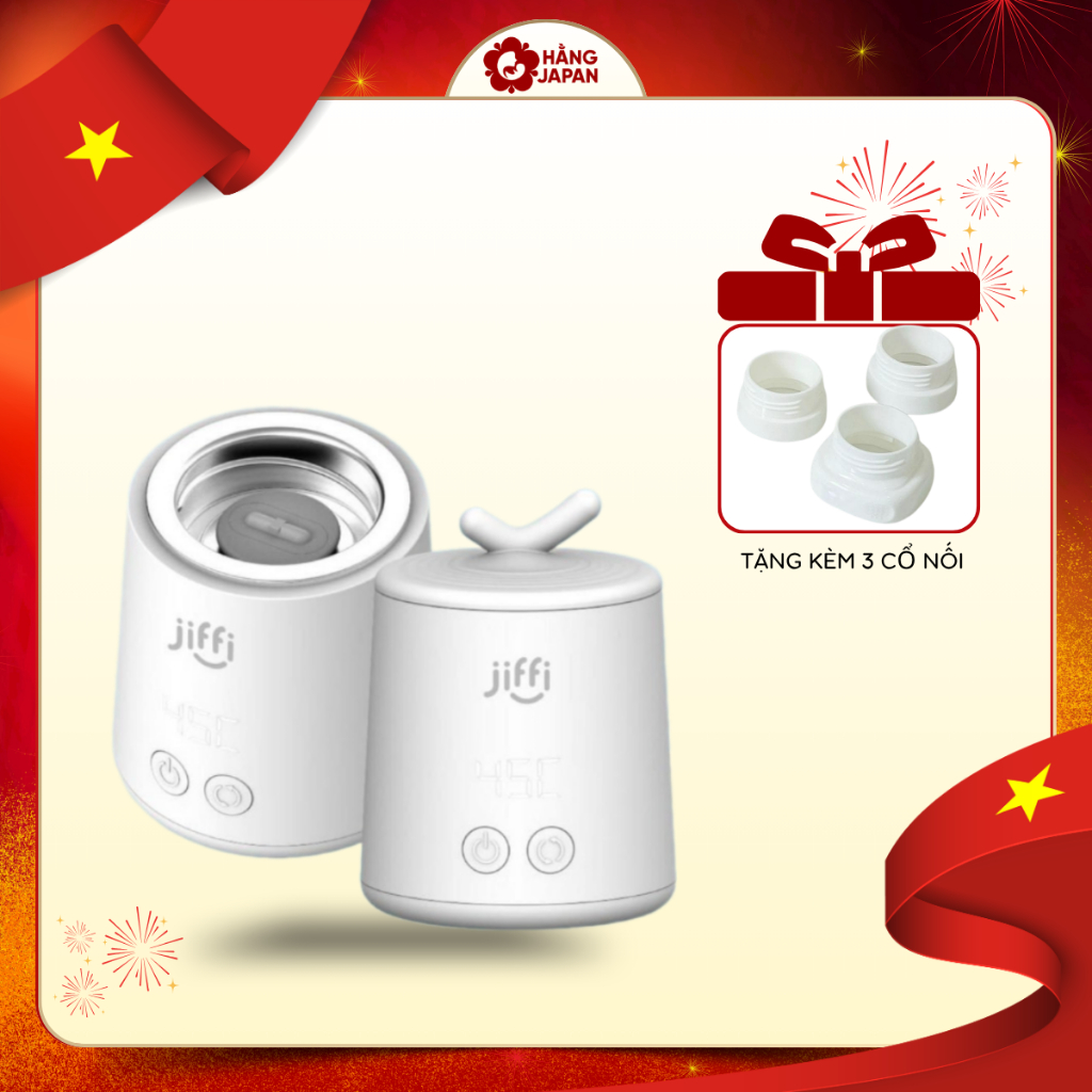 Máy hâm sữa cầm tay JIFFI 5.0 New, khuấy sữa cho bé - bảo hành chính hãng 1 năm