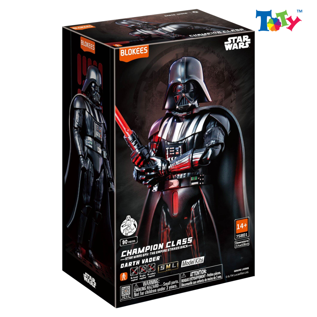 [CHÍNH HÃNG] Mô hình trang trí - Star Wars - CC01 - Evergreen movie Darth Vader - Blokees - EW02