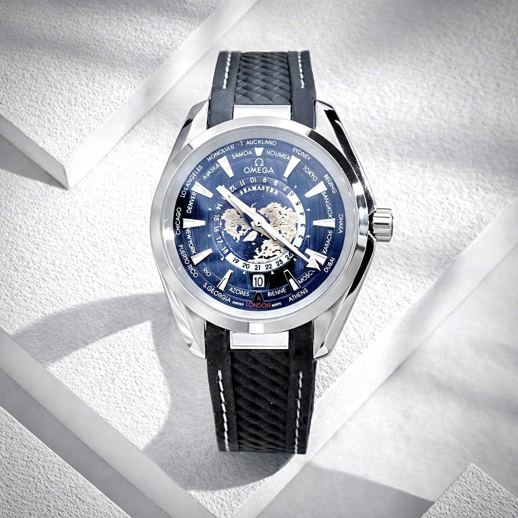 Đồng hồ nam máy cơ thể thao 0me.ga size 40mm fullbox dây silicon cao cấp chống nước