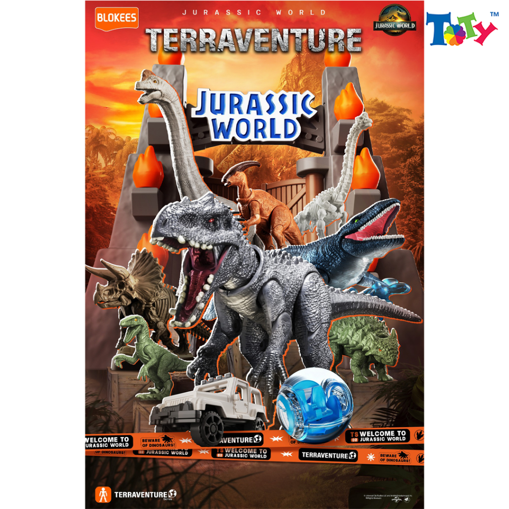 [CHÍNH HÃNG] Mô hình - Jurassic World - Terraventure - Blokees - EJ02