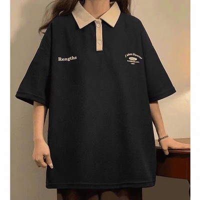 Áo Polo Nam Nữ Thêu FOREVER NAD Unisex - Áo Cổ Bẻ Tay Lỡ Chất Liệu Tổ Ong Dệt Trẻ Trung, Cá Tính