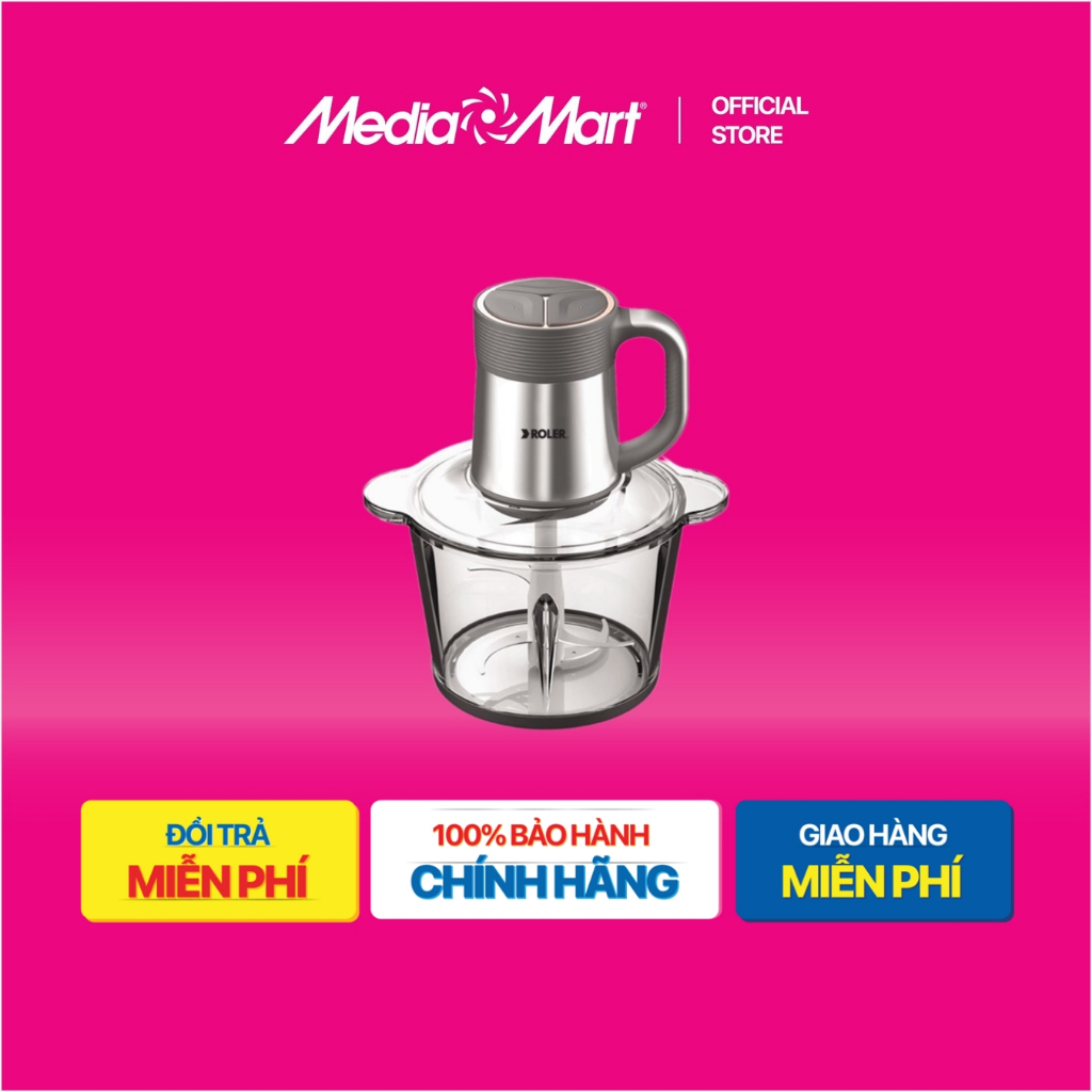 [ Mediamart Mall ] Máy xay thịt đa năng Roler RC-4335 BH chính hãng,Ship 0đ