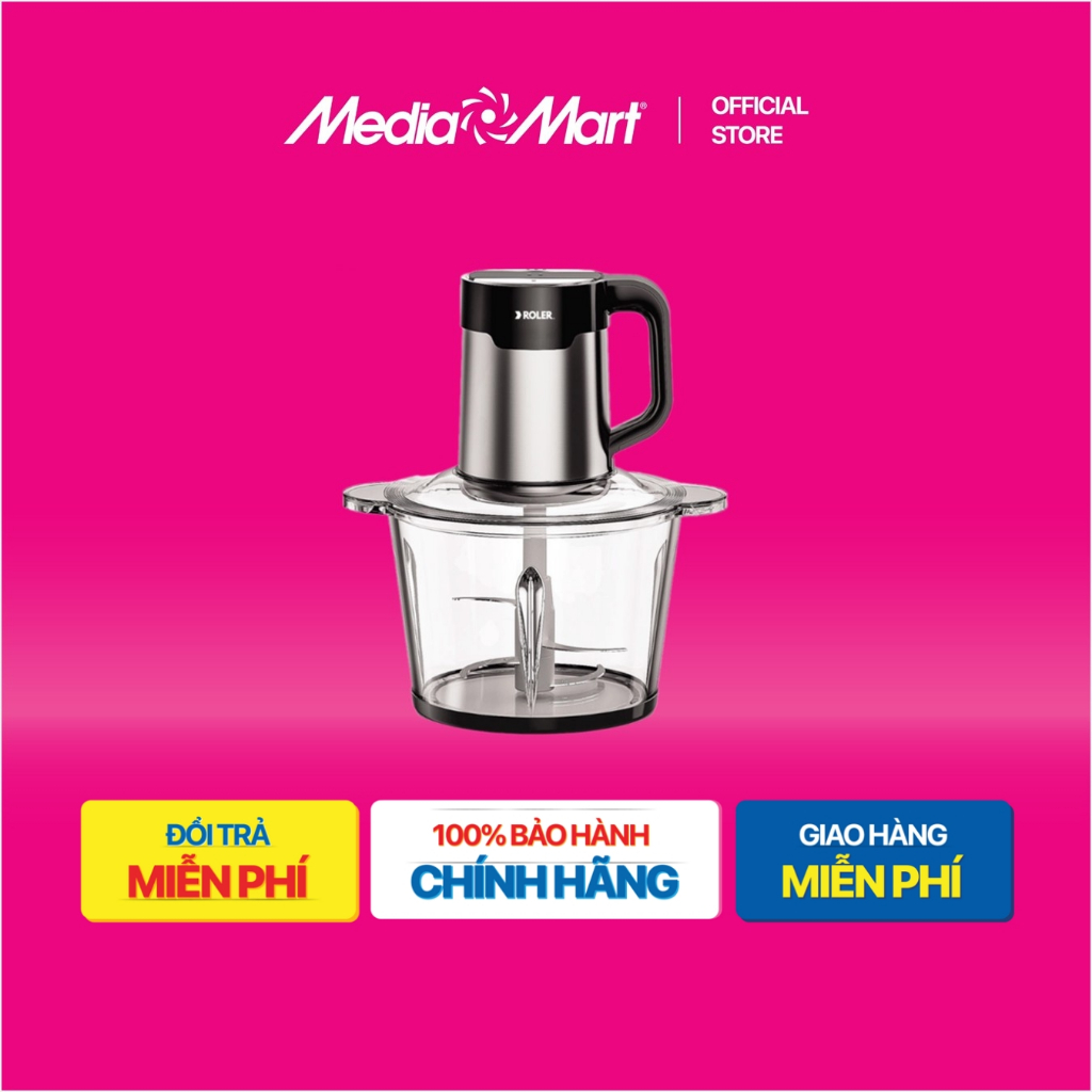 [ Mediamart Mall ] Máy xay thịt đa năng Roler RC-4333 BH chính hãng,Ship 0đ