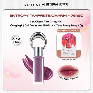 ENTROPY Taaffeite Charm- 7646C Son Charm Tint Glossy Gel Công Nghệ Gel Dưỡng Ẩm Nhiều Lớp Căng Mọng Bóng Như Makeup 3g