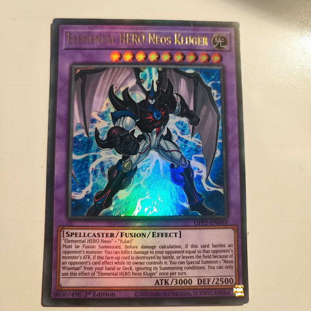 UK Ultra Rare [ Dưa Hấu ] Lá bài thẻ Yugioh Elemental HERO Neos Kluger - Tặng bọc nhựa FUSION