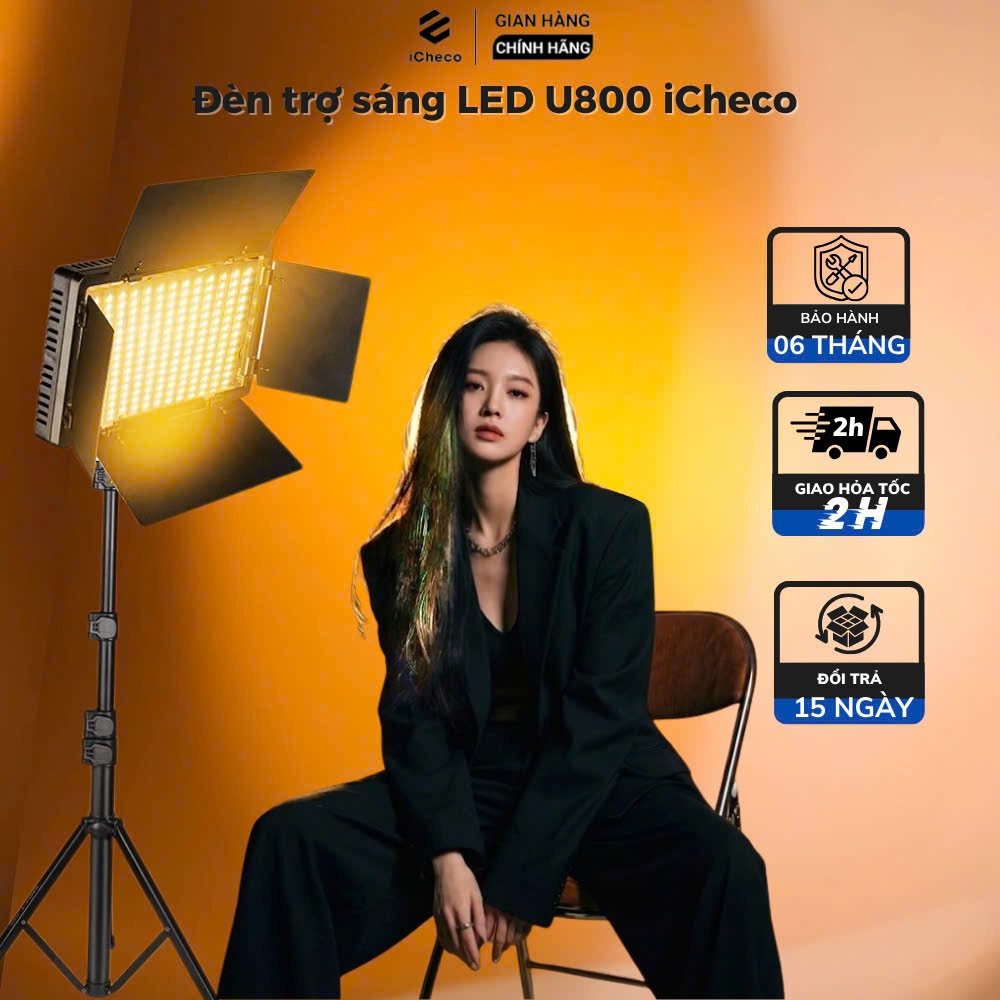 Đèn chụp ảnh hỗ trợ sáng iCheco Pro L-800