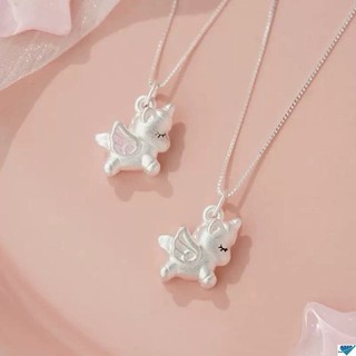 Charm con giáp ngựa bạc thiên thần