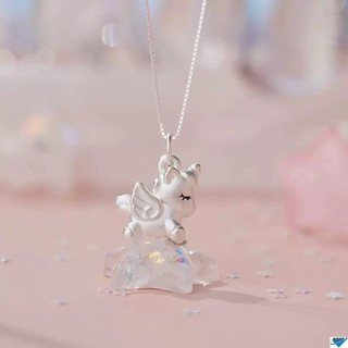 Charm con giáp ngựa bạc thiên thần
