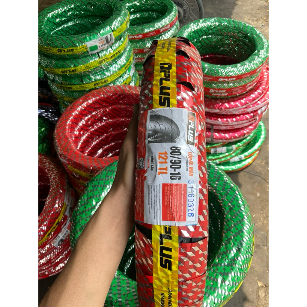 DPLUS lốp sau xe NOUVO LỐP TRƯỚC XE SH MODE VISION MỚI 80 90 16 không săm không ruột giá sỉ