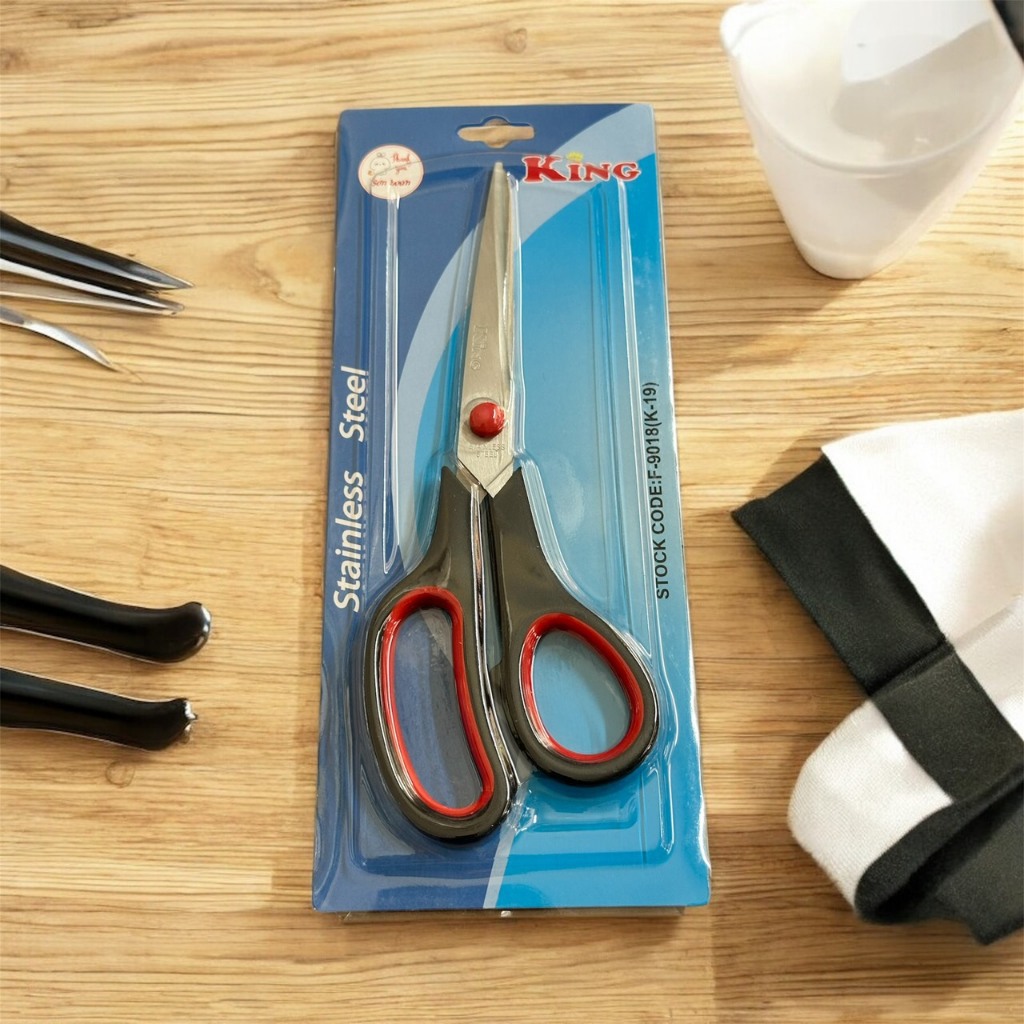 Kéo Inox Cán Đen Siêu Bén Đủ Cỡ (F125/ F140/ F180/ K19)