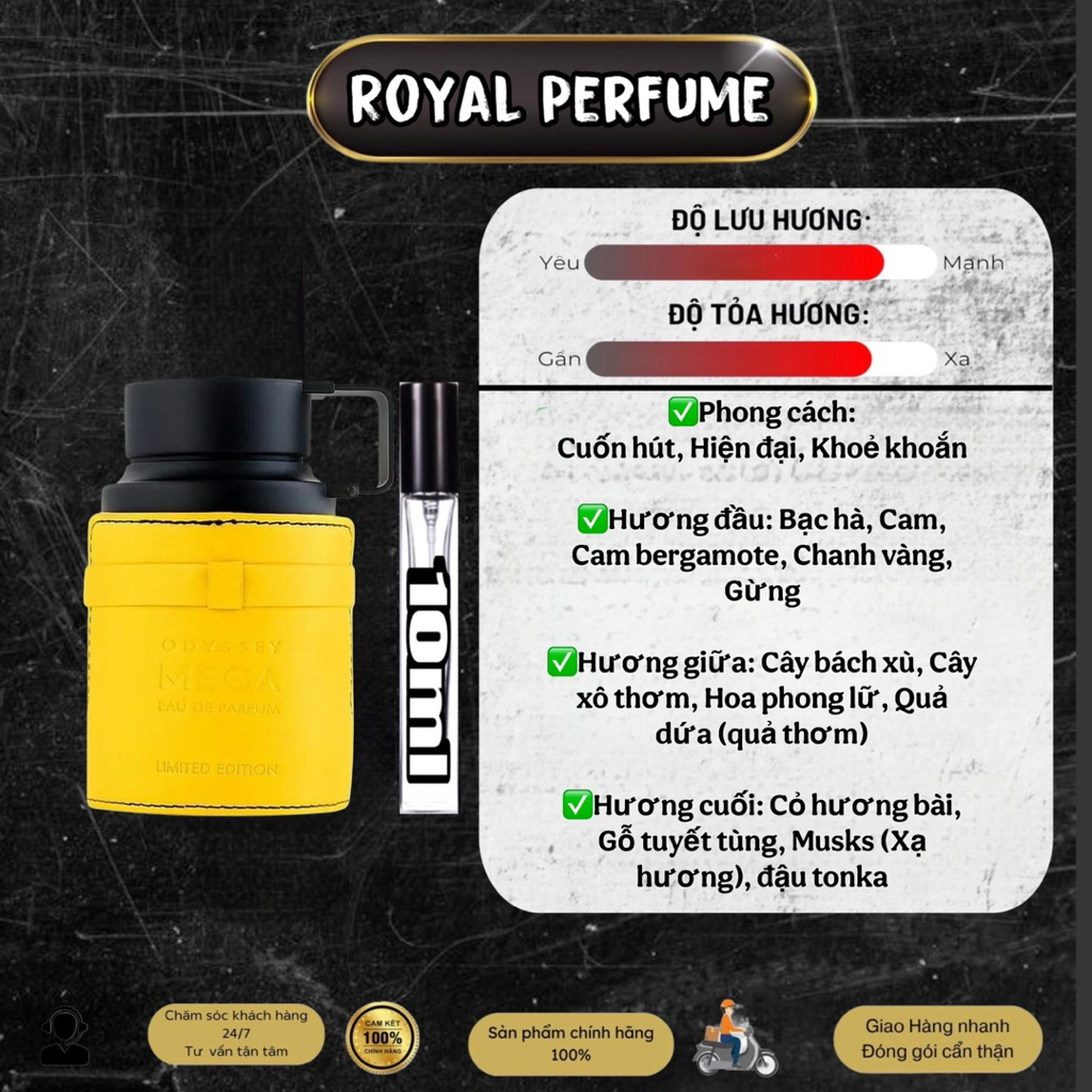 10ml - Odyssey Mega - EDP | Royal Perfume