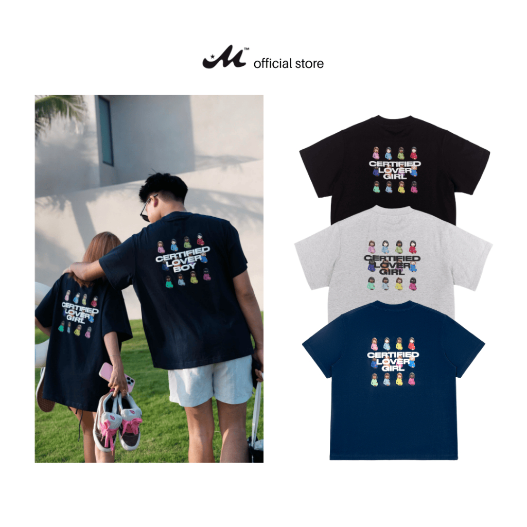 Áo Thun Local Brand MUZIK CLOTHING | LOVER GIRL - Form Boxy, 100% Cotton 2 Chiều, 250gsm | T-LVG