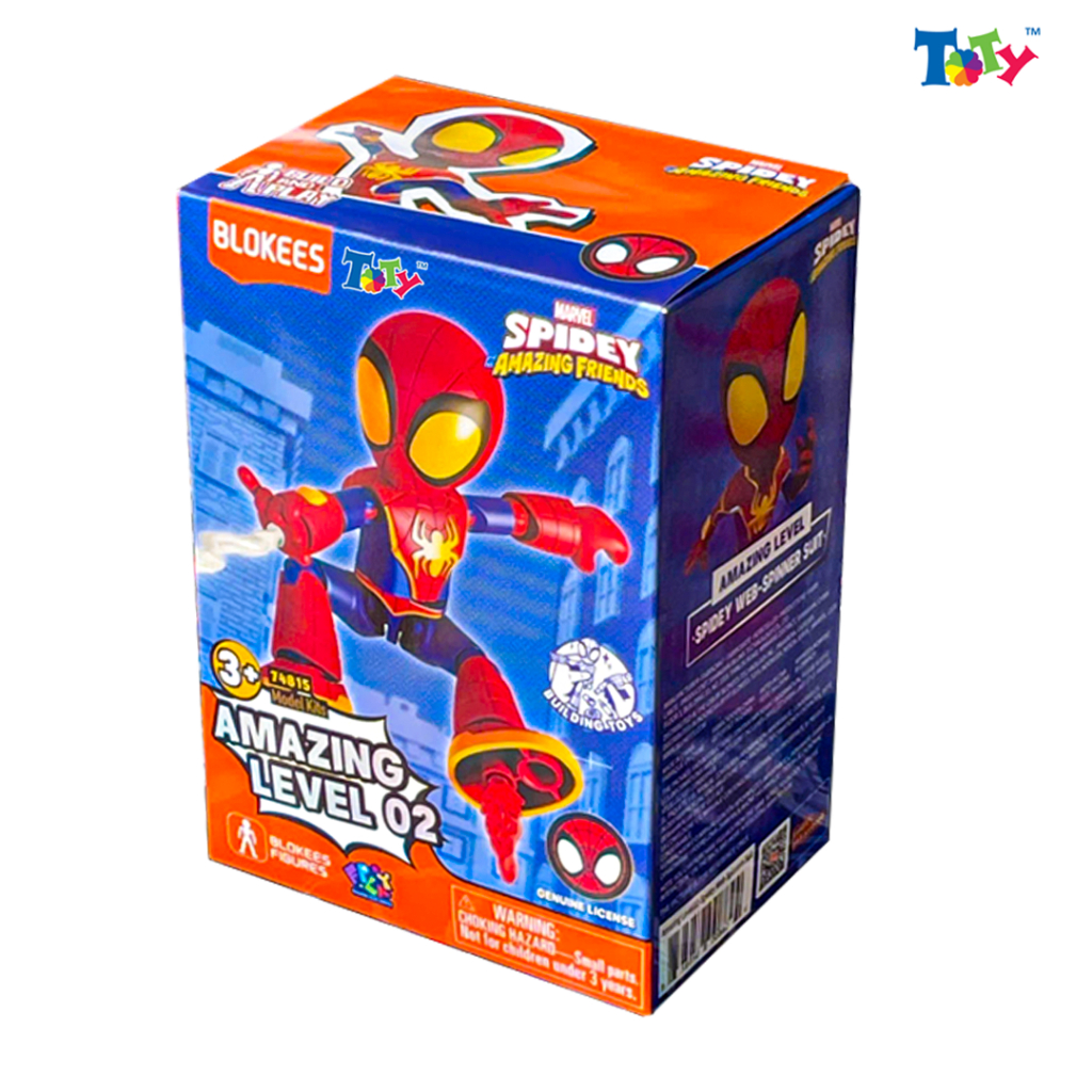 [CHÍNH HÃNG] Mô hình Marvel Spidey - AL02 - Spider Suit - Blokees - ES03