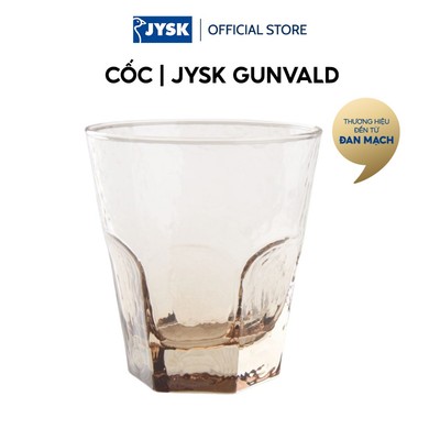 Cốc | JYSK GUNVALD | thủy tinh | nâu | Ø9xC10cm | 350ml