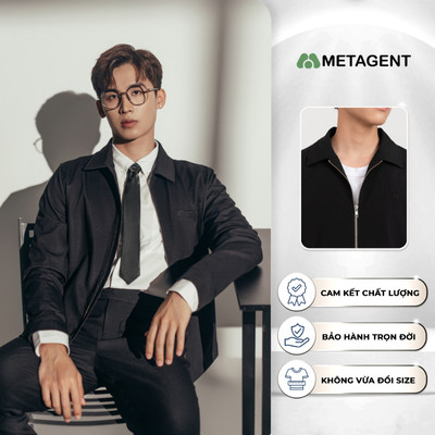 Chino Jacket - Áo khoác nam kéo khóa Metagent MS 77E4063