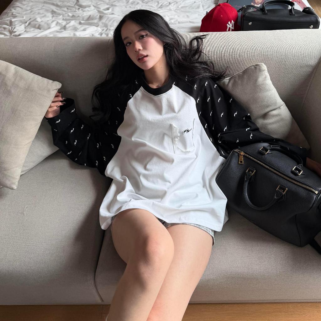 MONO WHISPER LONGSLEEVE - Áo tay dài form rộng 280GSM Whose Studio nam nữ | BigBuy360 - bigbuy360.vn