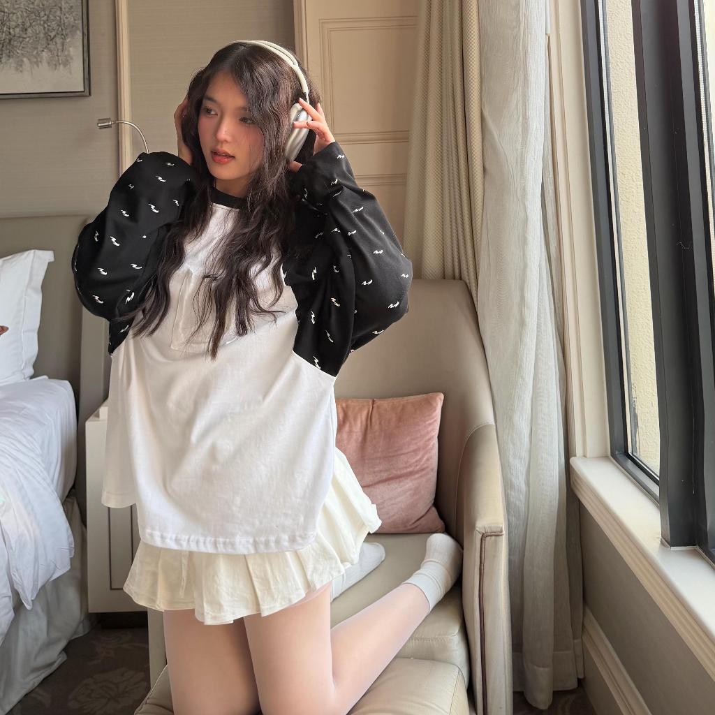 MONO WHISPER LONGSLEEVE - Áo tay dài form rộng 280GSM Whose Studio nam nữ | BigBuy360 - bigbuy360.vn