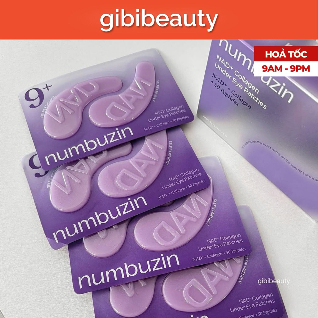 Mặt nạ mắt chống lão hoá NUMBUZIN No.9 NAD+