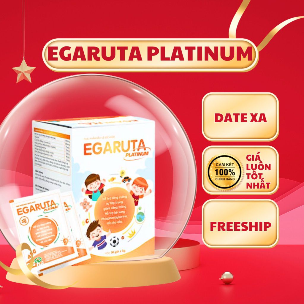 Cốm Bổ Não EGARUTA Platinum hộp 30 gói