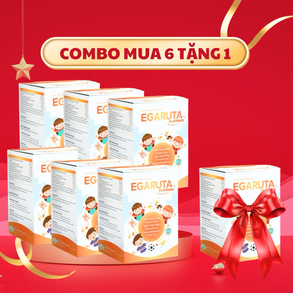 COMBO 6 HỘP CỐM EGARUTA PLATINUM TẶNG 1
