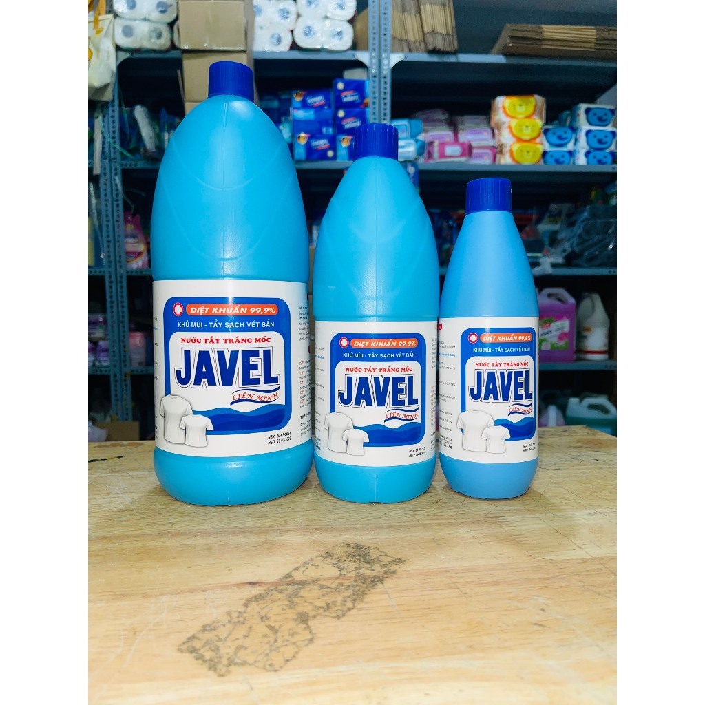 Nước Tẩy Trắng Javel – Tẩy Ố, Diệt Khuẩn, Trắng Sáng Tức Thì