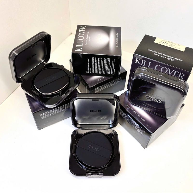 Cushion Clio đen vuông dành cho da dầu (mẫu mới)