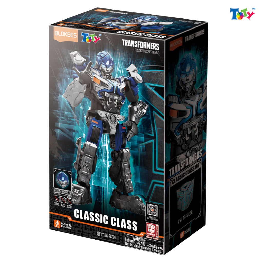 [CHÍNH HÃNG] Transformers - (Model Kit) - Classic Class(CC) 06 - Mirage(10cm) - Luminous Eyes & Ches