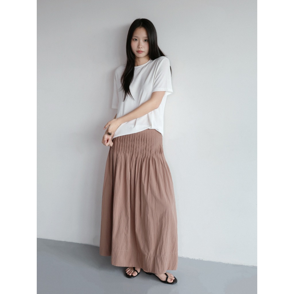 Chân váy dài xếp ly nhỏ linen thô hàn, linen thô hàn |𝐒𝐎𝐌𝐒| 𝐒𝐨𝐫 𝐒𝐤𝐢𝐫𝐭 | BigBuy360 - bigbuy360.vn
