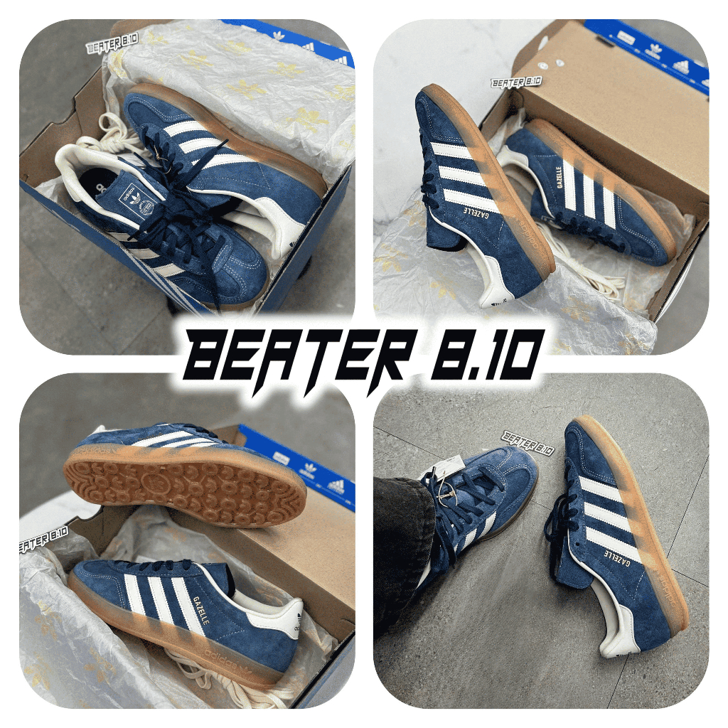 Giày Adidas Originals Gazelle Indoor 'Gold Metallic' - JQ8393