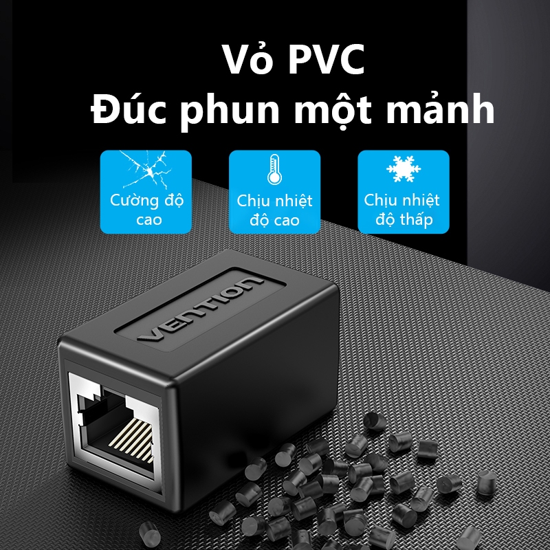 Đầu Nối Dây Mạng RJ45 Cat6 Vention - Coupler Chống Nhiễu, Nối Dây Mạng Nhanh Không Bấm | BigBuy360 - bigbuy360.vn