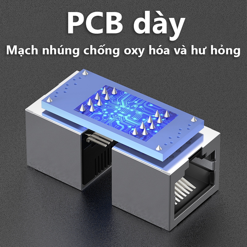 Đầu Nối Dây Mạng RJ45 Cat6 Vention - Coupler Chống Nhiễu, Nối Dây Mạng Nhanh Không Bấm | BigBuy360 - bigbuy360.vn