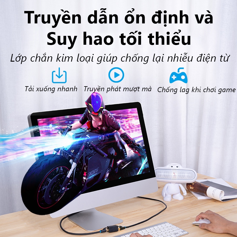 Đầu Nối Dây Mạng RJ45 Cat6 Vention - Coupler Chống Nhiễu, Nối Dây Mạng Nhanh Không Bấm | BigBuy360 - bigbuy360.vn