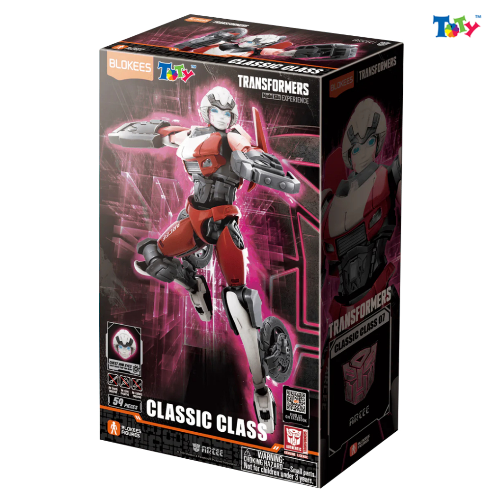 [CHÍNH HÃNG] Transformers - (Model Kit) - Classic Class(CC) 07 - Arcee(10cm) - Luminous Eyes - ET12